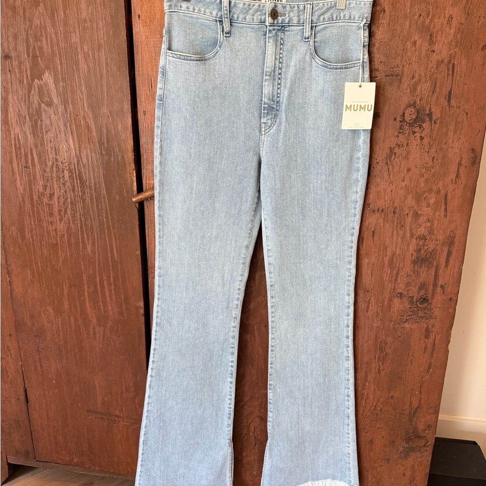 Show Me Your MuMu Light Blue Boot Cut Jeans